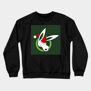 MOULE Head Logo With Santa Hat Crewneck Sweatshirt